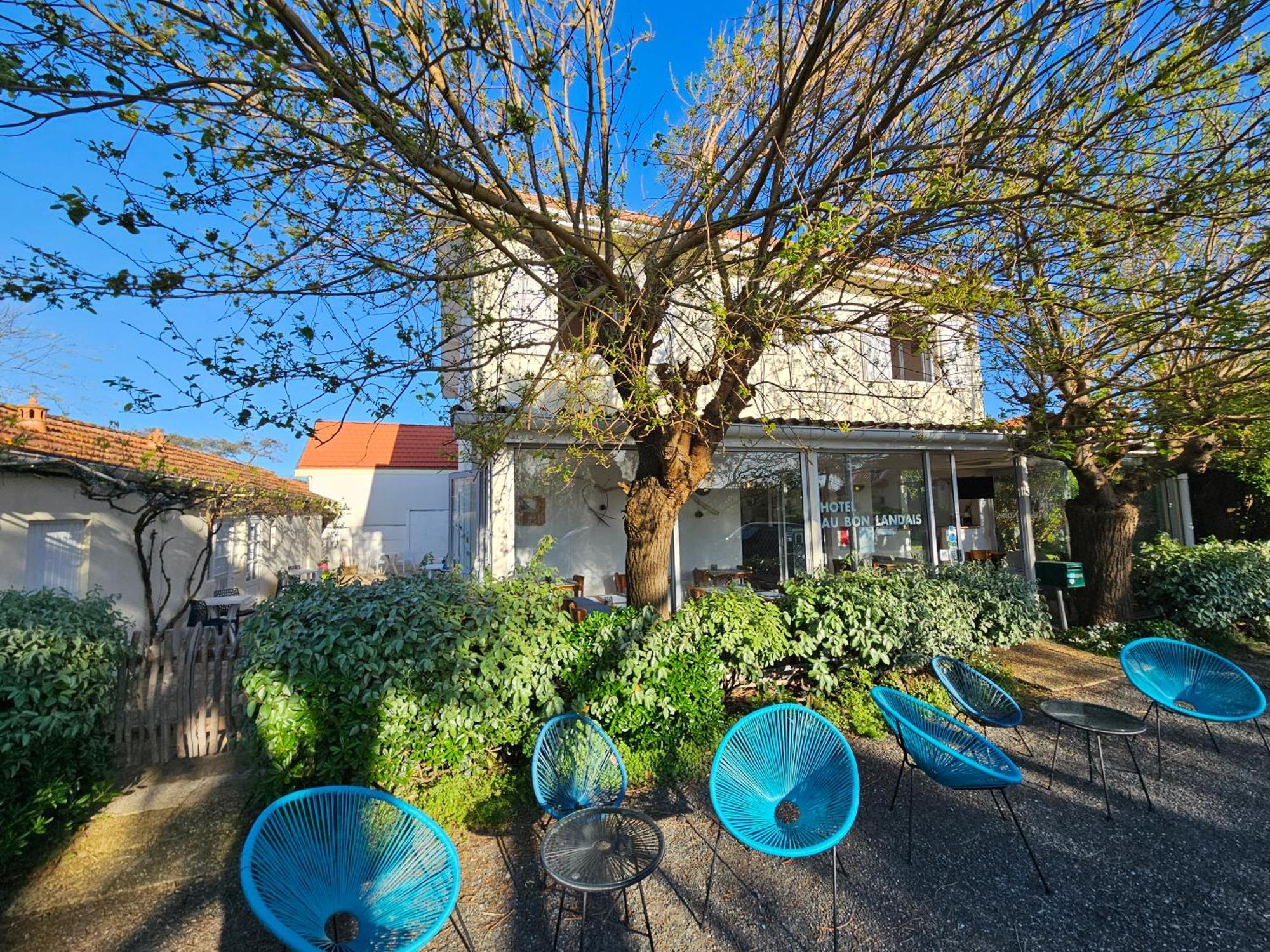 Hotel Au Bon Landais Biscarrosse-Plage Eksteriør billede