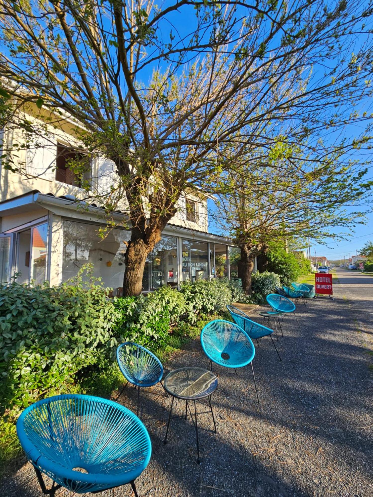 Hotel Au Bon Landais Biscarrosse-Plage Eksteriør billede